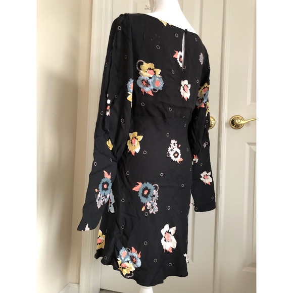 Free people Sunshadows slit sleeve minidress - Picture 5 of 8